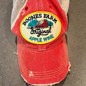 Boones Farm Original Apple Wine Snapback Trucker Hat RED One Size Headmost